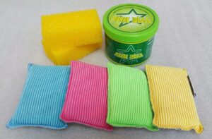 Boite de 800gr (2 éponges + 4 éponges vaisselle en microfibre)
